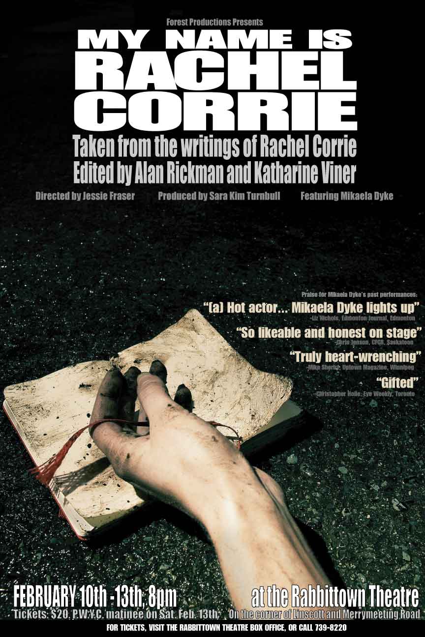 My Name is Rachel Corre